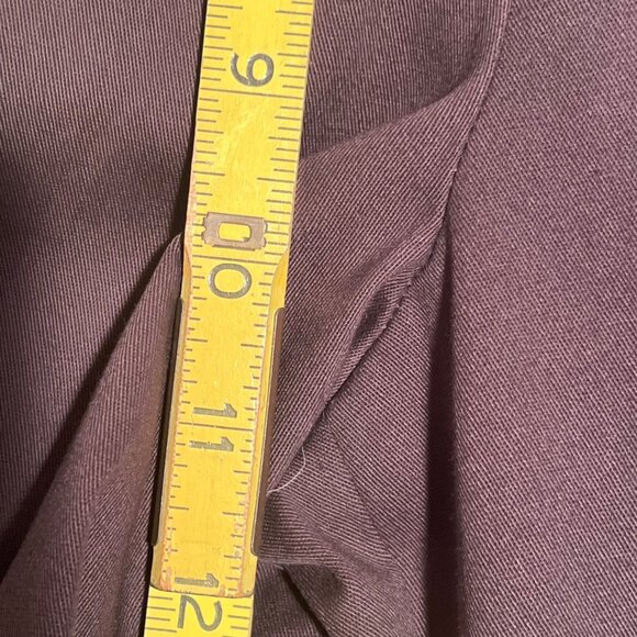 NWT Larry Levine Capris Women's 8 Chocolate Stretch Mid Rise City Comfort Career - Picture 11 of 15